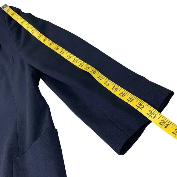 Talbots 100% Wool Suit Jacket 3 Buttons Lightweight Men Size 40S Black Italy - Picture 14 of 16